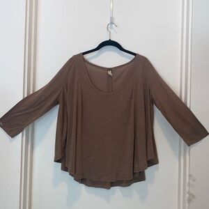 We the Free Free People poncho long sleeve shirt small